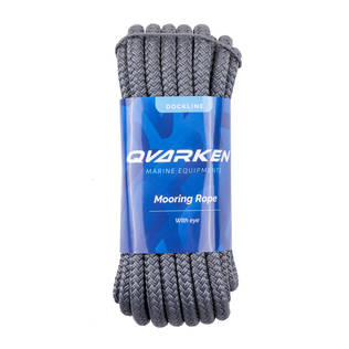 Qvarken Förtöjningslina Dockline med ögla 14mm 6m grå - Docking - D405000 - 2