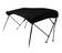 OS WHITEWATER PRO BIMINI 1.5 - 1.7M BLACK SUNBRELLA - Bimini - D130540 - 1