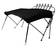 OS WHITEWATER PRO BIMINI 1.9 - 2.1M BLACK + ROCKET LAUNCHER - Bimini - D130550 - 1