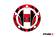 Puig Fuel Cap Cover Radical Suzuki C/Red - Dekaler - D183290 - 1