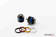 Puig Short Bar End W/Rings Tiger Sport 13'16 C/Black - Styrtillbehör - D185100 - 1