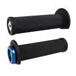 ODI (Single-Clamp) GRIPS RUFFIAN ATV/PWC - V2.1 L/O 125mm ¾ Flg Black w/Blue Cla - Handtag - D490380 - 1