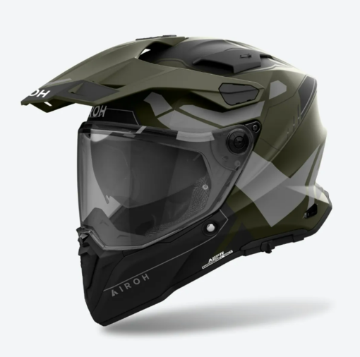 Airoh Hjälm Commander 2 Reveal Militärgrön - Skoterhjälmar - D474460 - 1