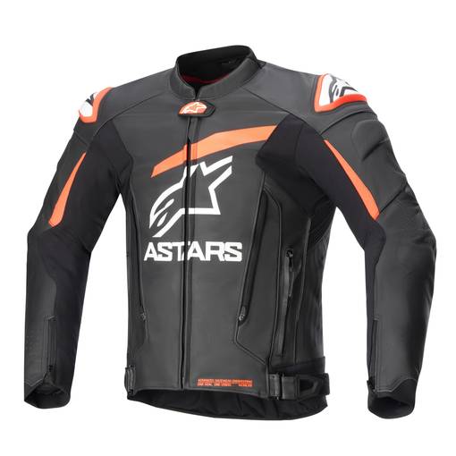 Alpinestars Skinnjacka GP Plus R v4 Svart/Röd Fluo - Jackor Onroad - D469920 - 1