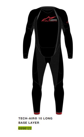 Alpinestars Tech Air 10 Race Long Base Layer - Kroppsskydd & Västar - D430640 - 1