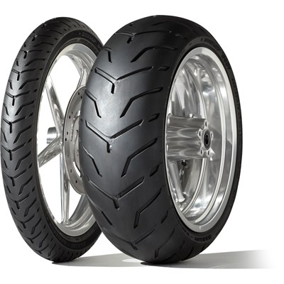 Dunlop D407 WWW 180/65B16 81H TL Re. Harley-Davidson (Wide Whitewall) - Custom-Touring - D34320 - 1