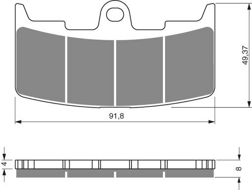 GOLDFREN Bromsbelägg 270 Ceramic Carbon S3 - Bromsbelägg - D26600 - 1
