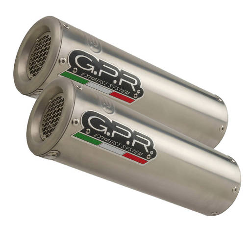 GPR Ducati 998 R-FE 2001/04 EC-Approv. silencer with mid-full line M3 Inox - Komplett avgassystem - D407910 - 1