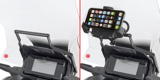 Givi FAIRING UPP. BRACK. FOR S902A/GPS. HOLD. - GPS & Tillbehör - D400940 - 1