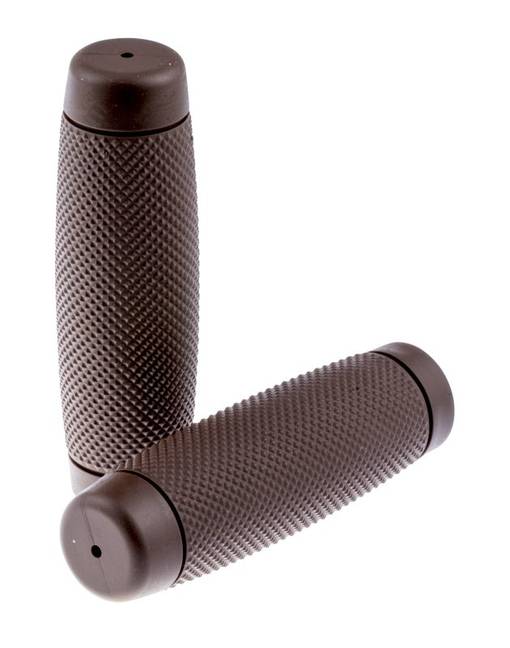 Handgrips Diamond cut Brown for Ø 25 mm (1") - Handtag - D142110 - 1