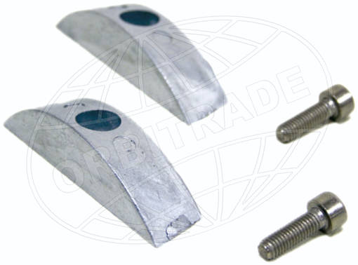 Orbitrade zinkanod foldingpropeller 110S 120S - Motordelar Inombordare - D75690 - 1