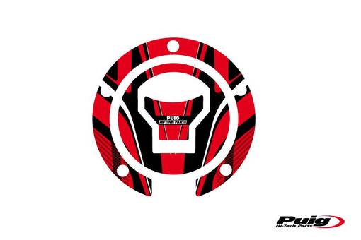 Puig Fuel Cap Cover Mod. Radical Honda C/Red - Dekaler - D184680 - 1