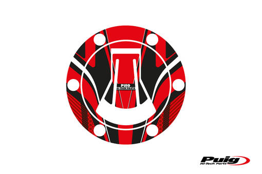 Puig Fuel Cap Cover Mod.Radikal Aprilia Rs660 21' C/Red - Dekaler - D394980 - 1