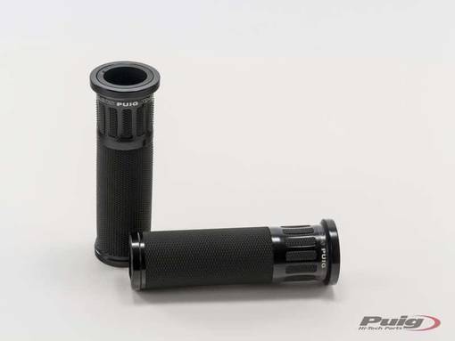 Puig Grips By Pair Puig Hi-Tech Alu 123Mm C/Black - Handtag - D185150 - 1