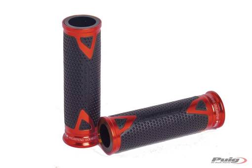 Puig Grips By Pair Puig Hi-Tech Radical Alu C/Red - Handtag - D183310 - 1
