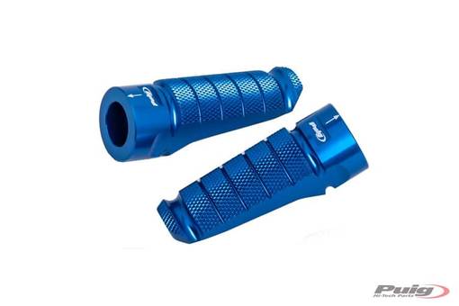 Puig Pair Footrests Hi-Tech Racing Right/Left C/Blue - Fotpinnar - D140260 - 1