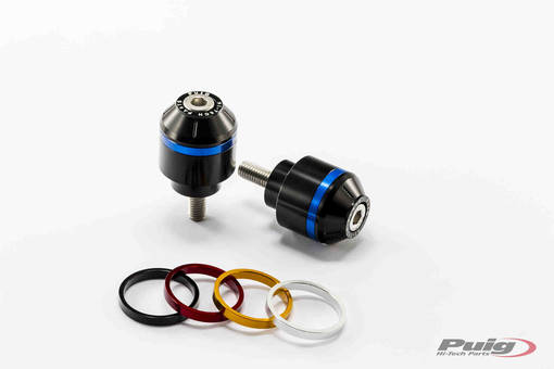 Puig Short Bar End W/Rings Bmw F800Gt C/Black - Styrtillbehör - D185010 - 1