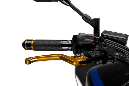 Puig Unfoldable Brake Lever 3.0. C/Gold Selector C/Gold - Broms- & Kopplingshandtag - D341690 - 1