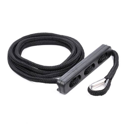 Qvarken Bryggförtöjning Dockline med ryckdämpare 16mm 4m svart - Docking - D405040 - 1