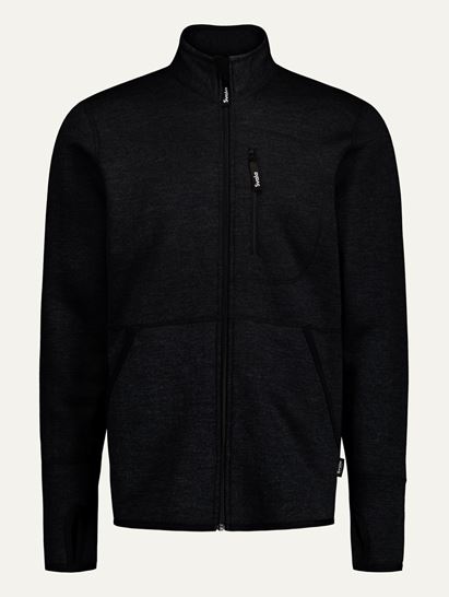 SVALA Merino Fleece Mid-layer jacket black - Underställ & Tillbehör - D463060 - 1