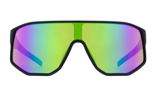 Spect Red Bull Dash Sunglasses Matt Black w Blue-Green Mirror - Solglasögon - D440250 - 1