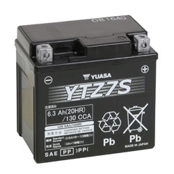 Yuasa Batteri, YTZ7S (wc) (10) - Batteri & Laddning - D2680 - 1