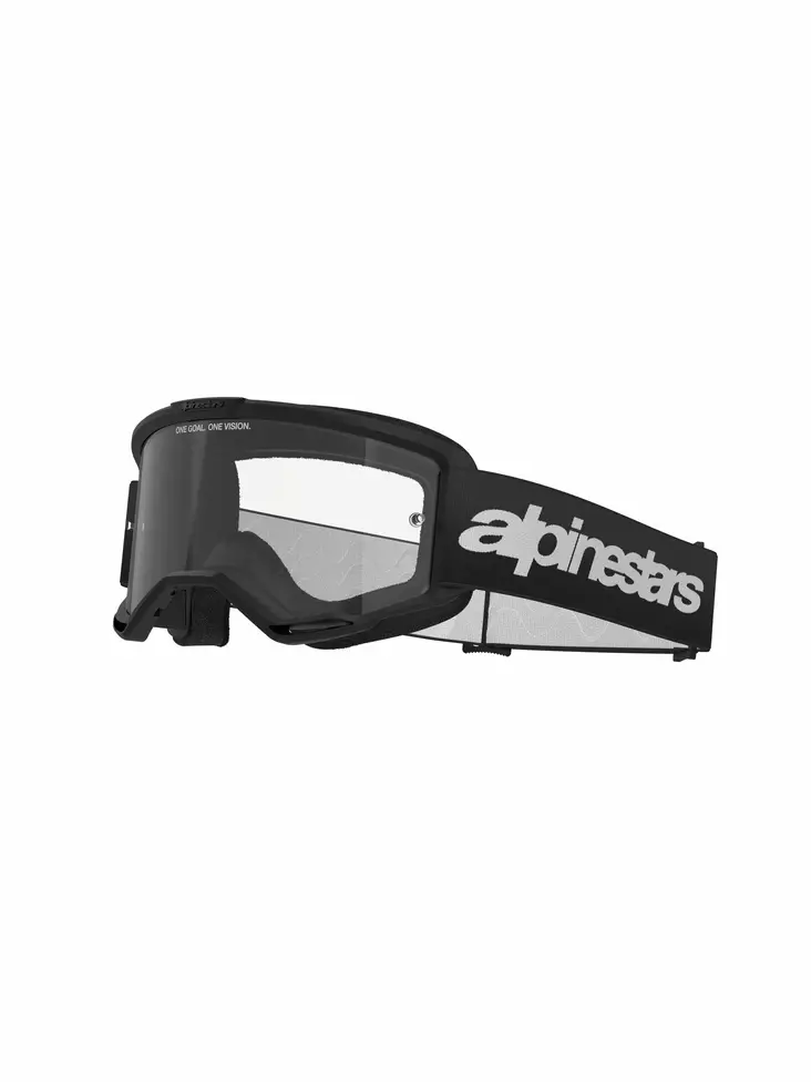 Alpinestars Goggle Vision 3 WORDMARK Svart/Klart - Goggles Onroad - D480740 - 1