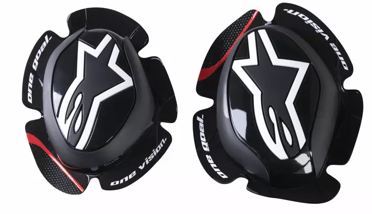Alpinestars Kneeslider GP PRO KNEE SLIDER BLACK - Knäpuckar - D474390 - 1
