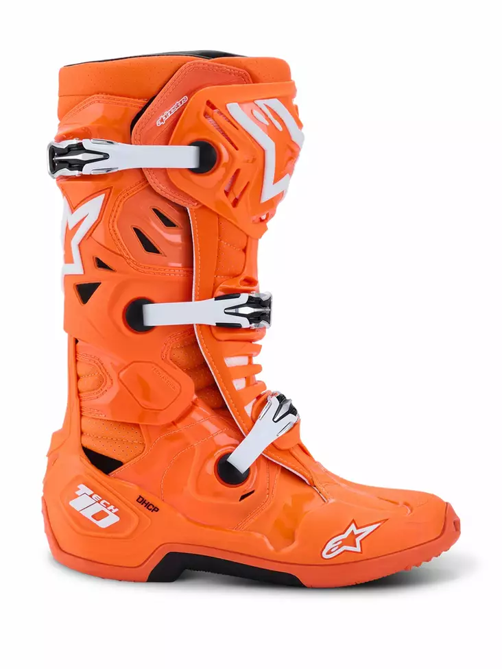 Alpinestars Stövel Vented Tech 10 Fluo Orange/Vit - Stövlar Offroad - D494010 - 1