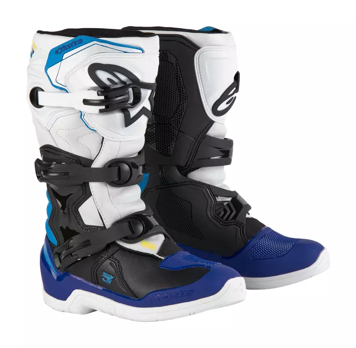 Alpinestars Stövlar Tech 3s Junior Svart/Vit/Blå - Stövlar Offroad - D452140 - 1