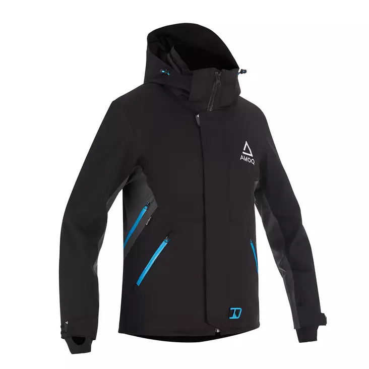 AMOQ Vernal V2 W's Jacka Svart/Turkos - Skoterjackor - D478660 - 1