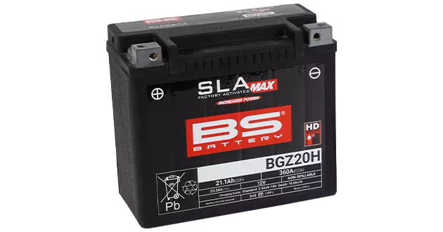 BS Battery BGZ20H (FA) SLA MAX - Sealed & Activated - Batteri & Laddning - D529320 - 1