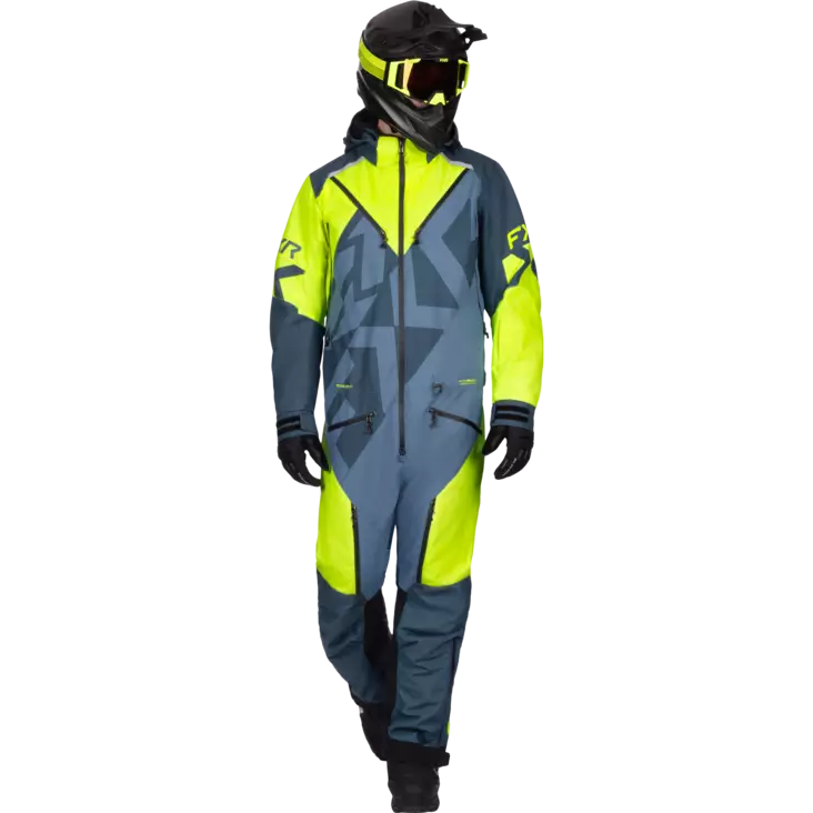 Cold Cross CX FAST Ins Monosuit Lt Steel/HiVis - Skoteroveraller - 91200 - 1