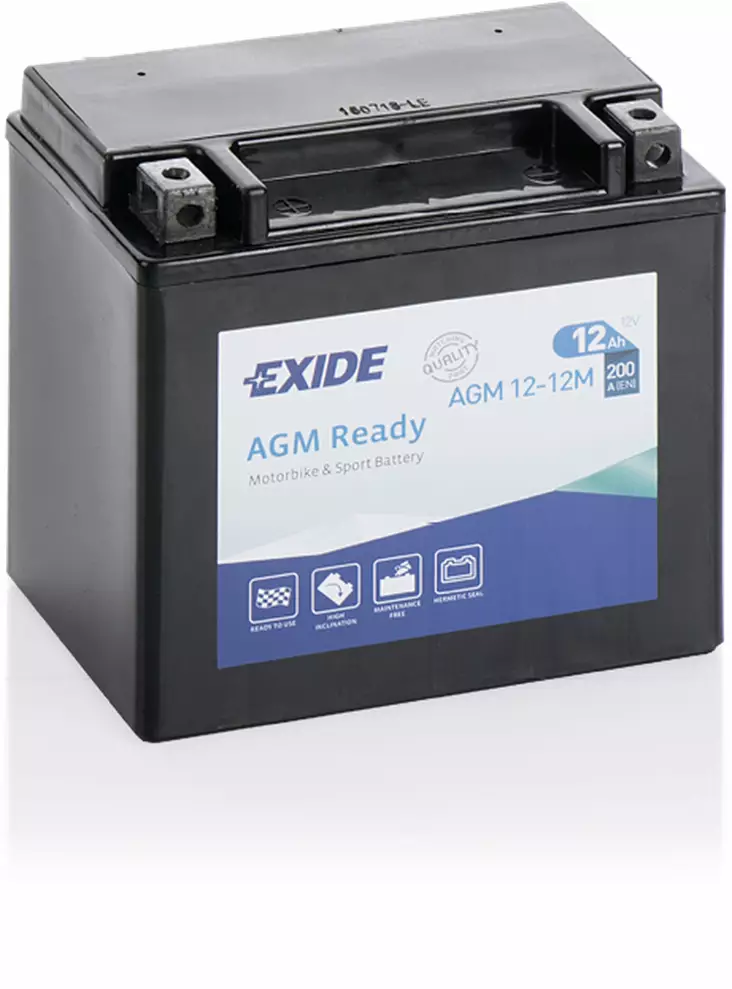 Exide batteri AGM12-12M - Batteri & Laddning - D528760 - 1