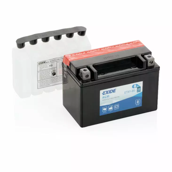 Exide batteri ETX9-BS - Batteri & Laddning - D528780 - 1