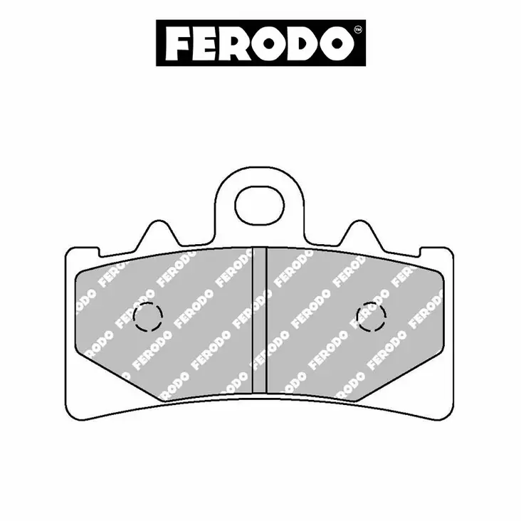 Ferodo brombklossats Sinter Grip Road eteen: BMW, Husqvarna, KTM (2010-2016) - Bromsbelägg - D475690 - 1
