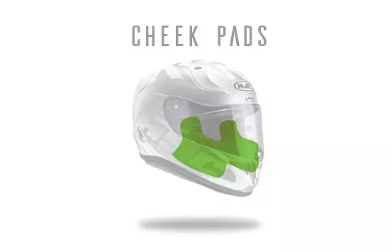 HJC Cheek pads F71 - Tillbehör & Reservdelar - D491060 - 1