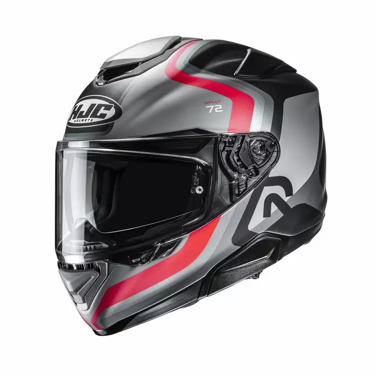 HJC Helmet RPHA 72 Ernem Grå/Röd MC1SF - Skoterhjälmar - D508700 - 1