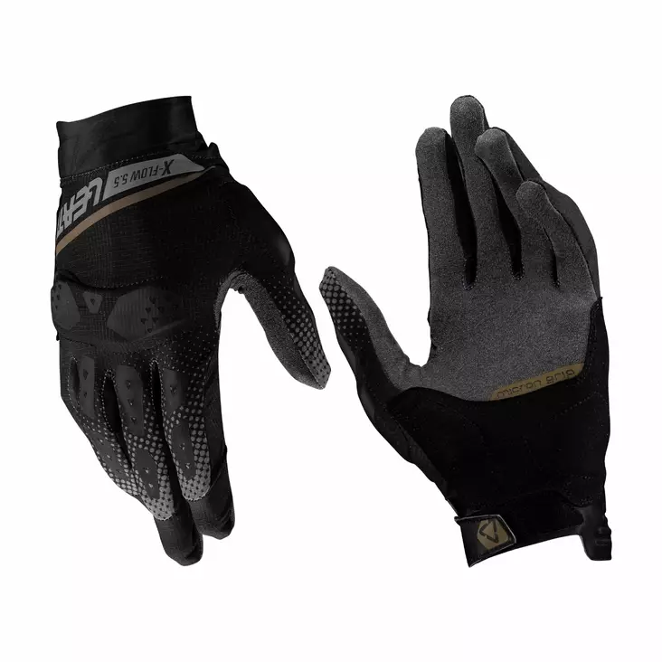 Leatt Handske ADV X-Flow 5.5 Short Stealth Svart/Grå - Handskar Onroad - D508280 - 1