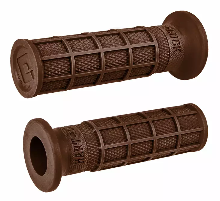 ODI Street V-Twin HART-LUCK Full-Waffle Grip Brown - Handtag - D490470 - 1