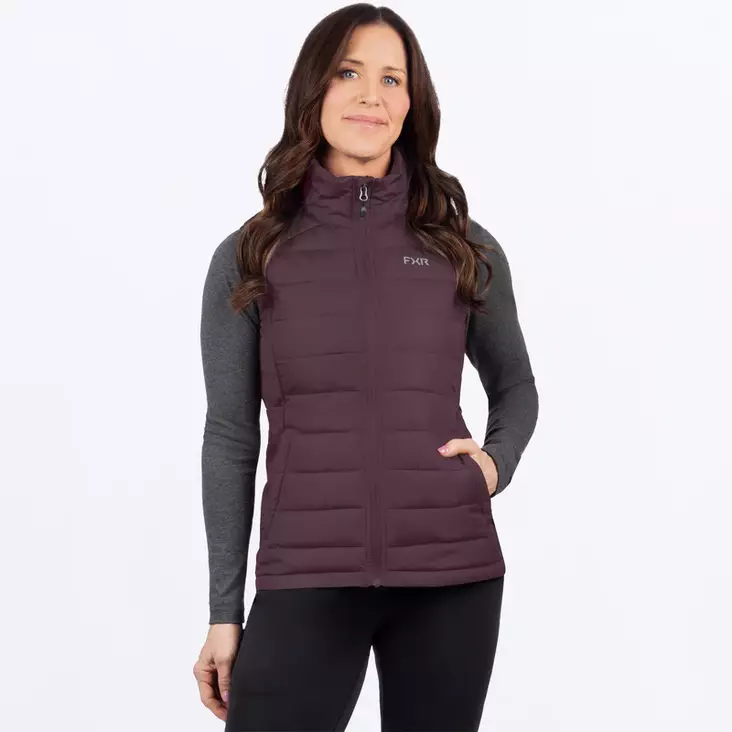 Phoenix Quilted Vest Raisin - Jackor/västar - 91190 - 1