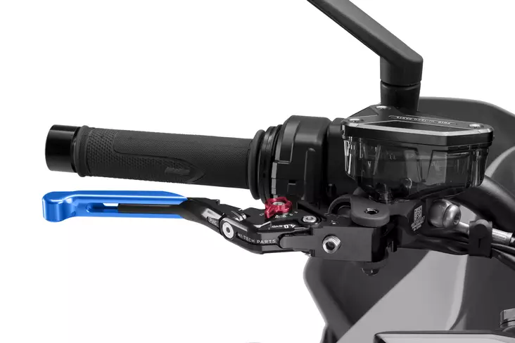 Puig Brake Lever 4.0. Black Exten/Blue Selector/Red - Broms- & Kopplingshandtag - D509890 - 1