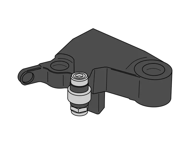 Puig Clutch Support Lever Puig Cfmoto 450 Nk 23'- C/Bla - Broms- & Kopplingshandtag - D483680 - 1