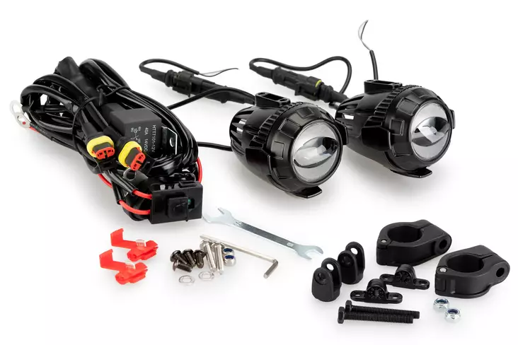 Puig Kit Auxiliary Lights Beam 3.0 Homo. + Clamps - Glödlampor - D477240 - 1