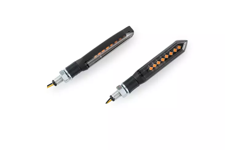 Puig Turn Light By Pair Front Mod. Thin 2.0 C/Black - Blinkers - D504310 - 1
