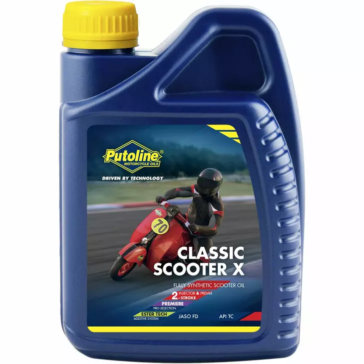 Putoline Classic Scooter X- 1L (12) - Tvåtaktsolja - D526840 - 1