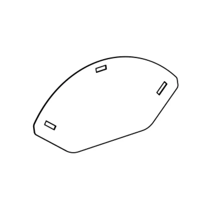 Rival Gavelplåt till plogblad 75-12750, 75-12751 styckevis - Plogblad - D479860 - 1
