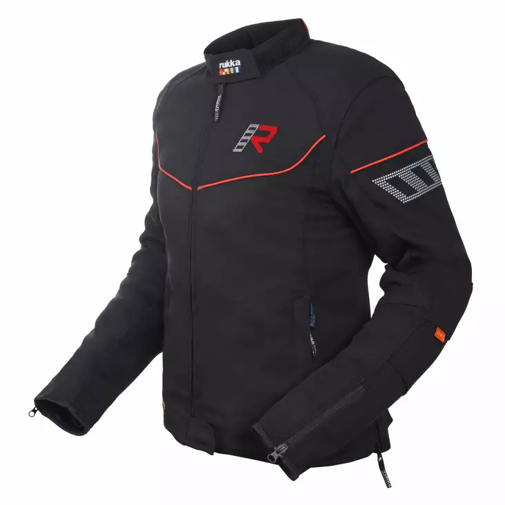 RUKKA Jacka AIRGOBINA 2.0 Svart/Röd - Jackor Onroad - D482390 - 1