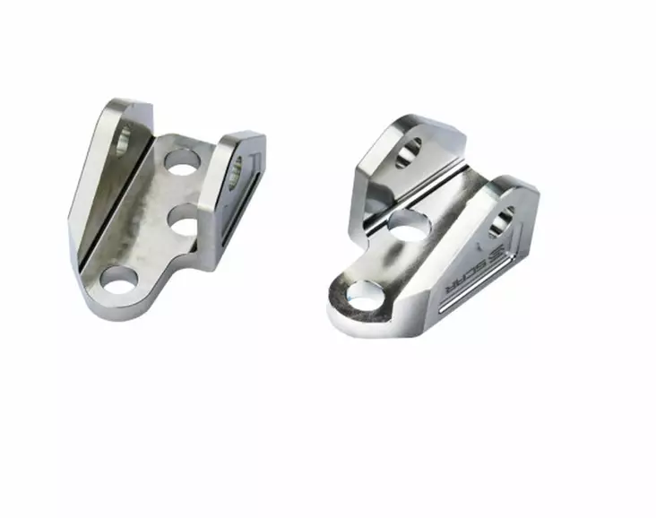 Scar Titanium Mount Brackets YZ450F 23-.. YZ250F 24-.. - Fotpinnar - D519500 - 1