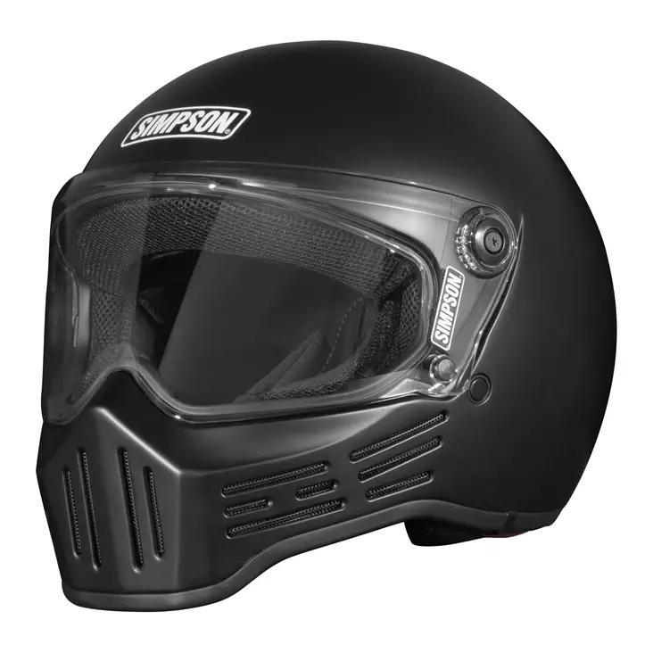 SIMPSON Hjälm M30 Solid Matt Svart - Skoterhjälmar - D516300 - 1